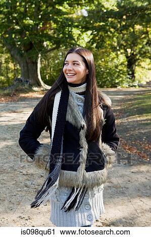 Woman in park View Large Photo Image Stock Image - Woman in park. Fotosearch