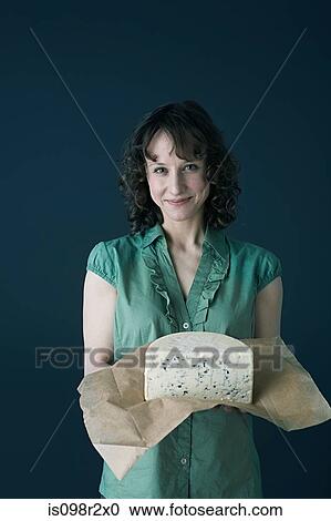Woman with cheese View Large Photo Image Stock Image - Woman with cheese. Fotosearch