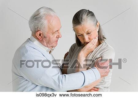 Stock Photo - Worried couple. Fotosearch