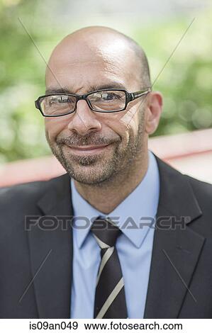 Portrait of mature businessman on street View Large Photo Image Stock Photo - Portrait of mature businessman on street. Fotosearch