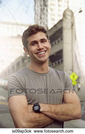 "Portrait of young male runner on street, Pioneer Square, Seattle, USA" View Large Photo Image Stock Image - "Portrait of young male runner on street, Pioneer Square, Seattle, USA". Fotosearch