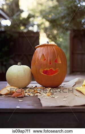 Carved pumpkin for Halloween View Large Photo Image Stock Image - Carved pumpkin for Halloween. Fotosearch