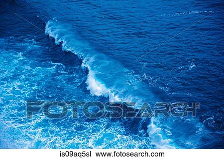 Detail of tidal ocean wave and sea View Large Photo Image Stock Image - Detail of tidal ocean wave and sea. Fotosearch