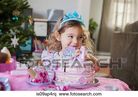 Female toddler and birthday cake at party View Large Photo Image Stock Photography - Female toddler and birthday cake at party. Fotosearch