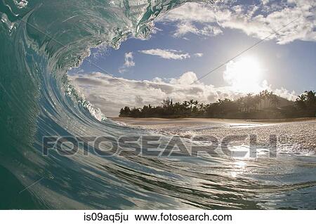 Stock Photograph - Ocean wave. Fotosearch