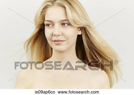 Picture - Portrait of blonde woman. Fotosearch