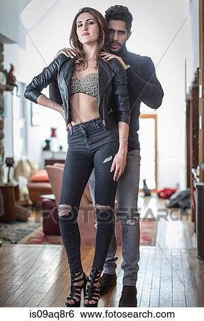 Portrait of young couple View Large Photo Image Stock Photograph - Portrait of young couple. Fotosearch
