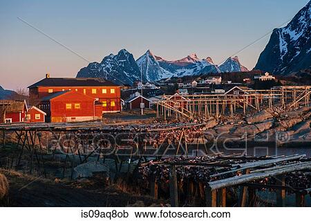 "Reine, Norway" View Large Photo Image Stock Image - "Reine, Norway". Fotosearch