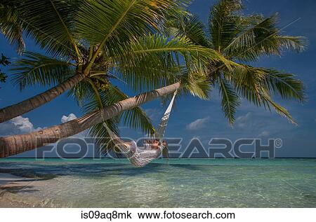 "Senior man relaxing in hammock, Maldives" View Large Photo Image Stock Image - "Senior man relaxing in hammock, Maldives". Fotosearch