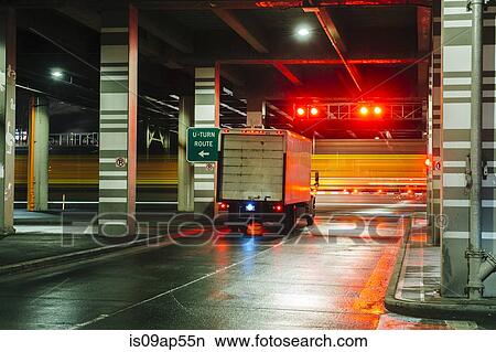 "Train crossing, Seattle, Washington, USA" View Large Photo Image Picture - "Train crossing, Seattle, Washington, USA". Fotosearch
