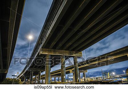 "View from under bridge, Seattle, Washington, USA" View Large Photo Image Stock Image - "View from under bridge, Seattle, Washington, USA". Fotosearch