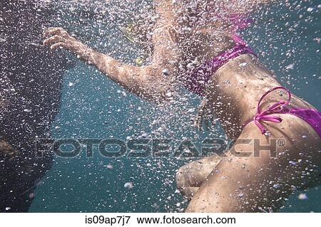 Woman snorkelling View Large Photo Image Stock Photo - Woman snorkelling. Fotosearch
