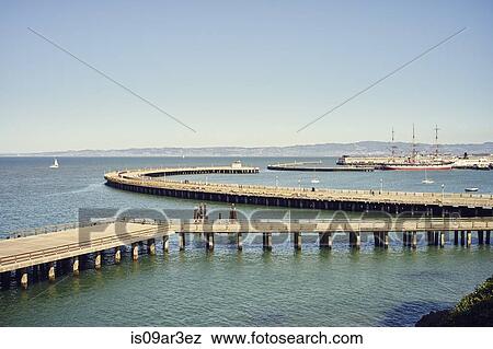 "Aquatic park pier, San Francisco, California, USA" View Large Photo Image Stock Photo - "Aquatic park pier, San Francisco, California, USA". Fotosearch