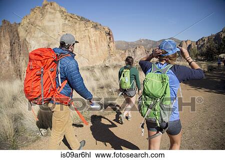 "Backpackers on vacation, Smith Rock State Park, Oregon" View Large Photo Image Stock Image - "Backpackers on vacation, Smith Rock State Park, Oregon". Fotosearch