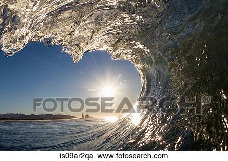 "Barrelling wave, close-up, Hawaii" View Large Photo Image Stock Image - "Barrelling wave, close-up, Hawaii". Fotosearch