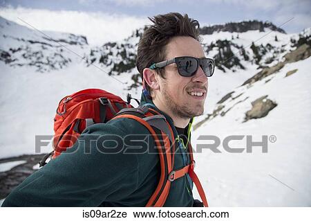 "Close up of smiling young male skier, Mount Baker, Washington, USA" View Large Photo Image Stock Image - "Close up of smiling young male skier, Mount Baker, Washington, USA". Fotosearch