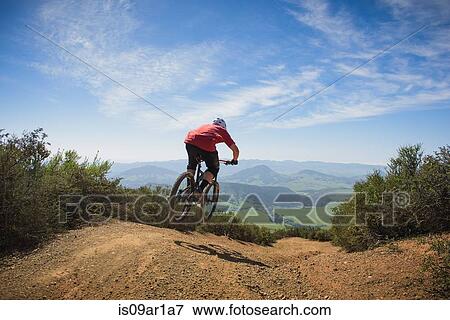 "Cyclist mountain biking, San Luis Obispo, California, United States of America" View Large Photo Image Stock Photo - "Cyclist mountain biking, San Luis Obispo, California, United States of America". Fotosearch