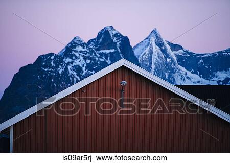 Stock Image - Gable of traditional building. Fotosearch