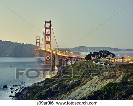 Stock Photograph - "Golden Gate Bridge, San Francisco, California, USA". Fotosearch