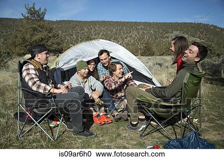 "Group of friends at camp, Smith Rock State Park, Oregon" View Large Photo Image Stock Image - "Group of friends at camp, Smith Rock State Park, Oregon". Fotosearch