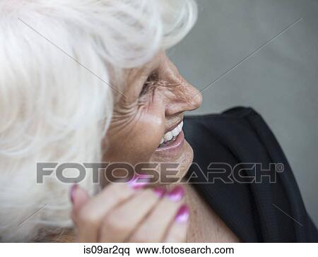 "Portrait of senior adult woman, laughing" View Large Photo Image Stock Photography - "Portrait of senior adult woman, laughing". Fotosearch