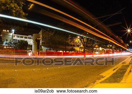 "Road, long exposure, Honolulu, Hawaii, USA" View Large Photo Image Stock Image - "Road, long exposure, Honolulu, Hawaii, USA". Fotosearch