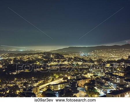 Stock Photo - "San Francisco viewed from Twin Peaks, San Francisco, California, USA". Fotosearch