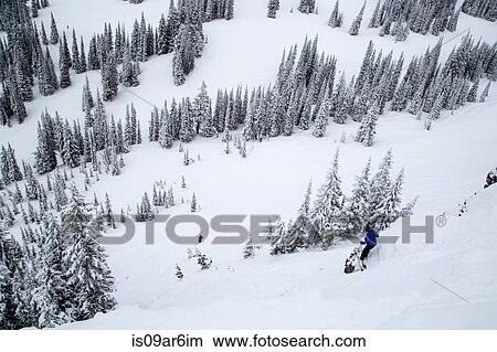 "Snow covered hill, Jackson Hole, Wyoming" View Large Photo Image Picture - "Snow covered hill, Jackson Hole, Wyoming". Fotosearch