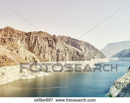 "View of Colorado river at Hoover Dam, Nevada, USA" View Large Photo Image Stock Photo - "View of Colorado river at Hoover Dam, Nevada, USA". Fotosearch