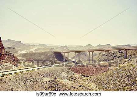 "View of highway and flyover, Hoover Dam, Nevada, USA" View Large Photo Image Stock Image - "View of highway and flyover, Hoover Dam, Nevada, USA". Fotosearch