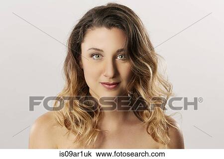 Young woman with bare shoulders View Large Photo Image Stock Image - Young woman with bare shoulders. Fotosearch