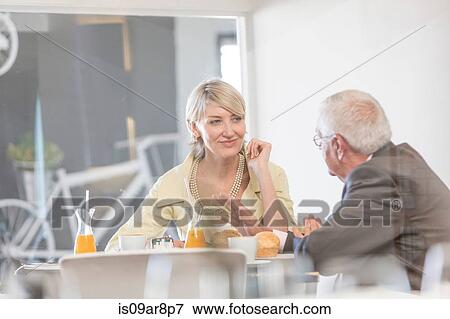 Business people at business lunch View Large Photo Image Stock Photo - Business people at business lunch. Fotosearch