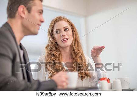 Stock Photo - Business people at business lunch. Fotosearch