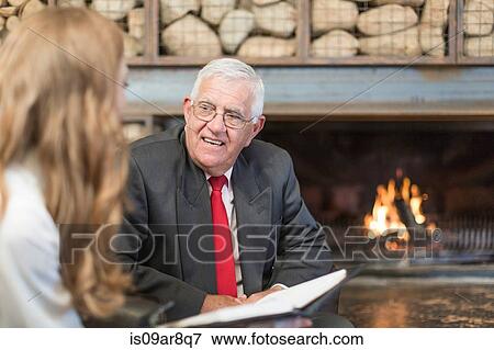 Stock Photo - Business people at business lunch. Fotosearch