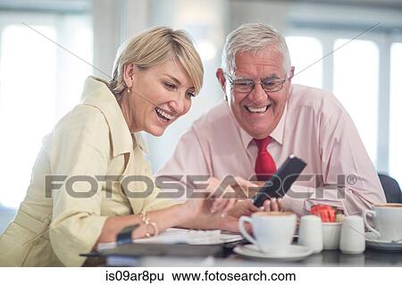 Stock Photograph - Business people at business lunch. Fotosearch