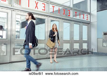 Business people commuting at rush hour View Large Photo Image Stock Image - Business people commuting at rush hour. Fotosearch