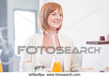 Business woman at business lunch View Large Photo Image Stock Image - Business woman at business lunch. Fotosearch