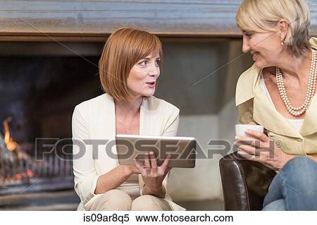 Stock Photography - Business women at business lunch. Fotosearch