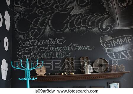 Stock Photo - Interior style and decoration of wall in bakery. Fotosearch