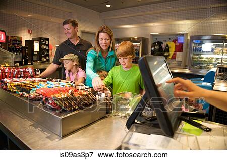 Stock Photo - Family taking a break from hiking, Glacier Express Restaurant, Upper Tram Terminal, Alyeska Resort, Mt. Alyeska, Girdwood, Alaska, USA. Fotosearch