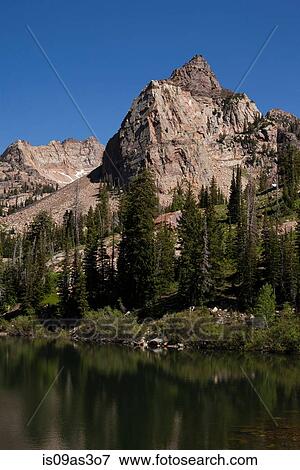 Lake Blanche and Sundial Peak, Big Cottonwood Canyon, Salt Lake City, Utah View Large Photo Image Stock Photo - Lake Blanche and Sundial Peak, Big Cottonwood Canyon, Salt Lake City, Utah. Fotosearch