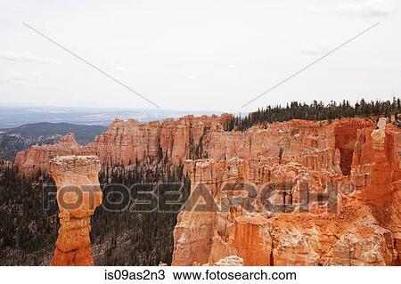 View of pillar rock formation in Bryce Canyon National Park, Utah, USA View Large Photo Image Stock Image - View of pillar rock formation in Bryce Canyon National Park, Utah, USA. Fotosearch