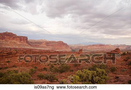 View of valley in Capitol Reef National Park, Torrey, Utah, USA View Large Photo Image Stock Image - View of valley in Capitol Reef National Park, Torrey, Utah, USA. Fotosearch
