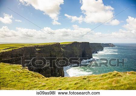 Cliffs of Moher, Liscannor, County Clare, Ireland View Large Photo Image Stock Image - Cliffs of Moher, Liscannor, County Clare, Ireland. Fotosearch