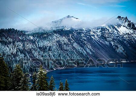 Stock Photograph - Crater Lake National Park, Oregon, USA. Fotosearch