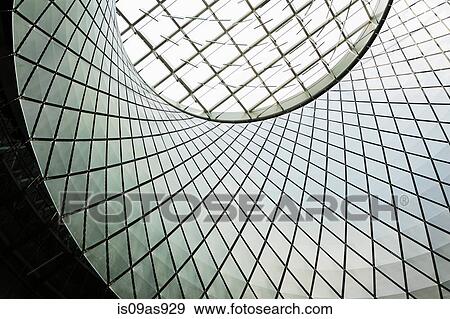 Stock Photo - Fulton Street subway station ceiling, New York, USA. Fotosearch