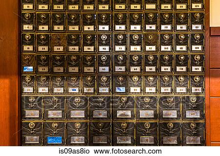 Old fashioned mailboxes View Large Photo Image Picture - Old fashioned mailboxes. Fotosearch