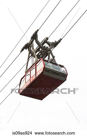 Overhead cable car, New York, USA View Large Photo Image Picture - Overhead cable car, New York, USA. Fotosearch