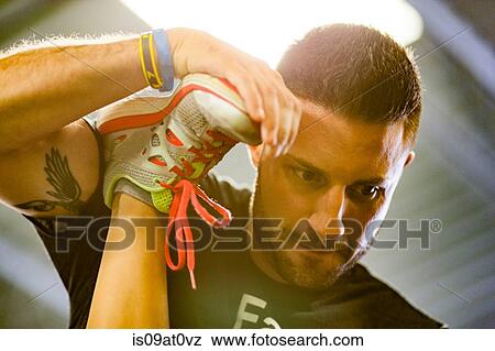 Personal trainer working with woman in gym View Large Photo Image Stock Photo - Personal trainer working with woman in gym. Fotosearch