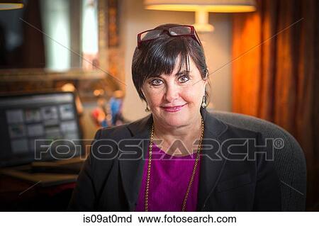 Portrait of senior woman in office View Large Photo Image Stock Image - Portrait of senior woman in office. Fotosearch